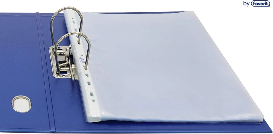 Favorit Buste Trasparenti A4, 200 Pezzi, Finitura Buccia D'Arancia, Formato Inte - Immagine 4 di 4