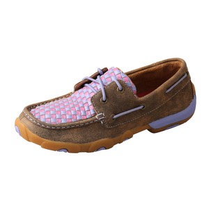 twisted x women's driving mocs purple