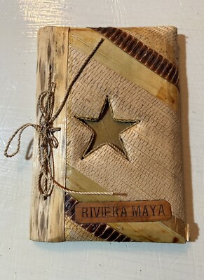 Beautiful Handmade Address Book Phone Email - Dry Leaves & Stick NEVER USED
