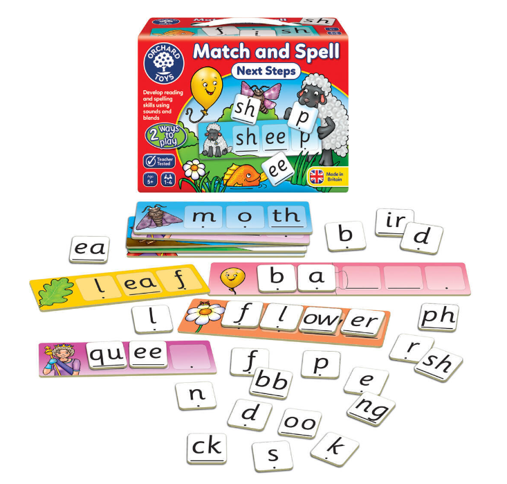 Match And Spell Next Steps Board Game Orchard Toys, Free Shipping eBay