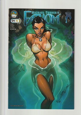 FATHOM #1B NM/MT 9.8 J. SCOTT CAMPBELL VARIANT (MICHAEL TURNER TRIBUTE) 2008