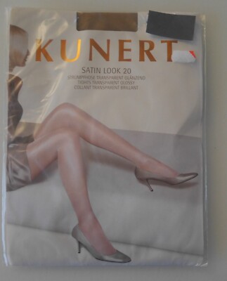 New & OVP: Kunert Satin Look 20 Tights 20 Den! Size 48/50 Or XL! Light Brown