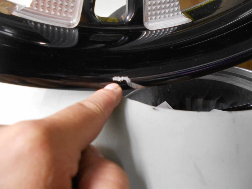 COMPONENTES RC Negro 23 x 3,75 Doble Disco Rueda Delantera (sin ABS) BILLET RUEDA GRANDE Foto 2 de 4