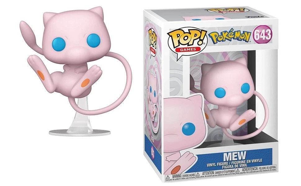 Funko Pop! Games Pokemon Mew #643 Vinyl figure New, 2020 Nintendo