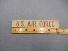 US Air Force Name Tape Strip Patch Desert D4