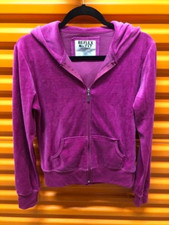 Cute Velvet Hoodie Top, Size junior L, Brand New