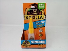 Gorilla Super Glue with Brush  Nozzle 6 Pack 
