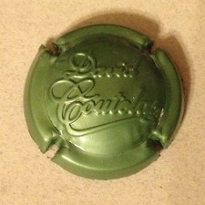 Capsule de champagne COUTELAS David (17c. estampée vert pâle métallisé)