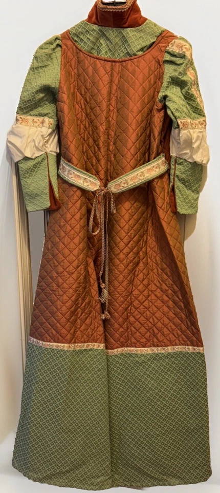 Renaissance Festival Shakespeare Theatre Dress Handmade Theatrical Costume Small - Image 2 of 4