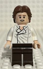 LEGO Star Wars - Han Solo Wavy Hair Minifigure (Sw0823) - Excellent Condition!