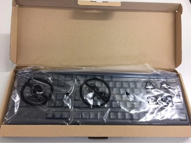 Dell Quietkey USB - AZERTY Black French Keyboard ( KB-212B 0DJ497 ) NEW - Image 2 of 3