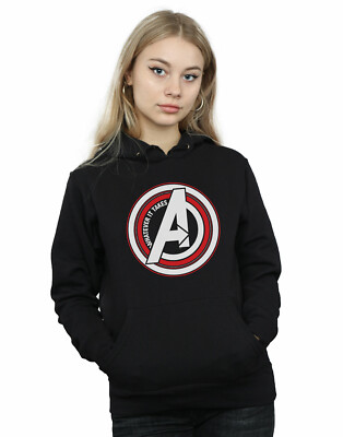 Marvel Donna Avengers Endgame Whatever It Takes Symbol Felpa Con