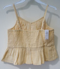 NWT Gap Teen Elastic Smocked Bodice Top Girl's Size L / 10 — photo 2
