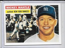 2011 Topps 60 Years of Topps 1956 Topps Mickey Mantle #60YOT-64 Yankees