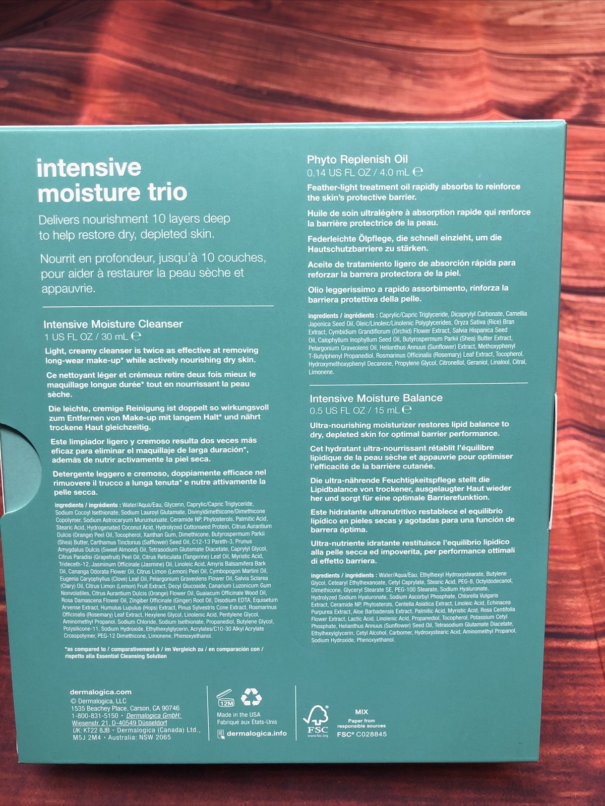 intensive moisture trio