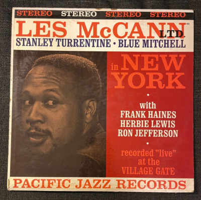 LES McCANN LTD. -In New York ~PJ 45 (STEREO) w/Blue Mitchell, Turrentine, Haines