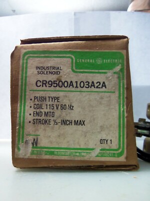 Elettromagnete Industriale GE CR9500A103A2A 15D1G14 Con Bobina 115V - Nuovo