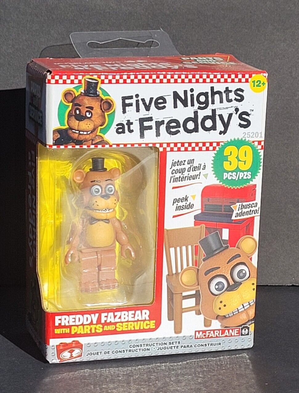 Five Nights at Freddy’s Freddy Fazbear W/Parts & Service 25201 Construction  Set