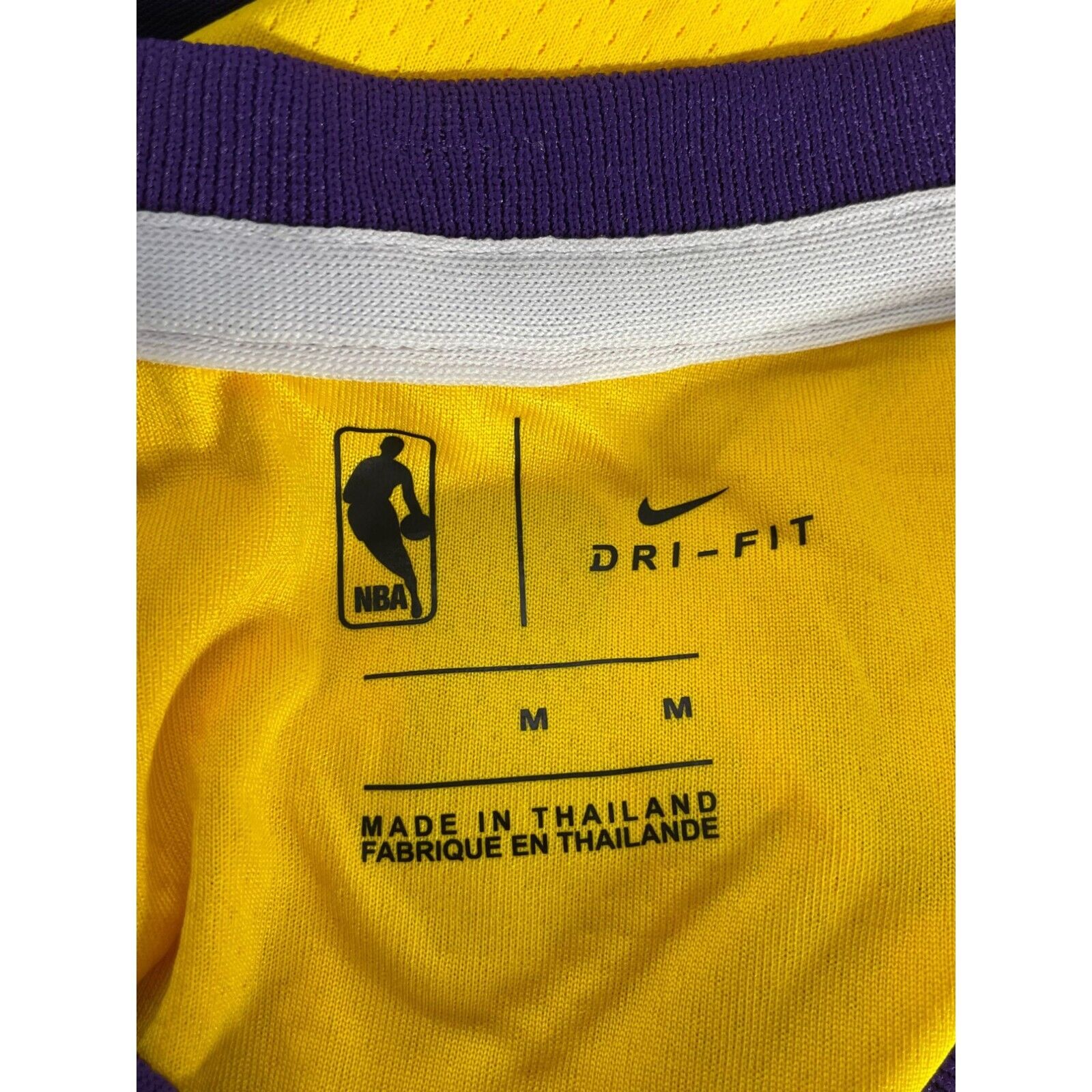 Kobe Bryant #24 Los Angeles Lakers NIKE Gold Swingman Jersey Women's MEDIUM  NWT