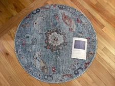 Loloi II Elysium Collection ELY-01 Pebble/Multi 3'-0" x 3'-0" Round Accent Rug