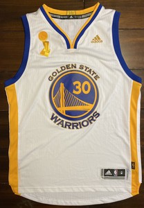 Adidas 2015 Nba Finals Champions Golden State Warriors Stephen Curry Jersey Ebay