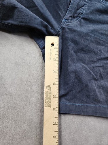 Pantalones Cortos Kuhl Para Mujer 2 Azul Marino Mezcla de Algodón Elastizados Frontales Planos Bolsillos de Carga Senderismo - Imagen 10 de 15