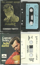 2  Conway Twitty Cassette's Cassette Lot VG-VG Cond.