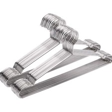 Hangers 20 Pack Metal Heavy Duty Hangers Wire Coat Hangers Non Slip Hangers