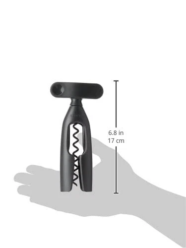 Brabantia Tasty+ Wine Bottle Opener Corkscrew (Dark Gray) Easy To Use, Foto 3 de 3