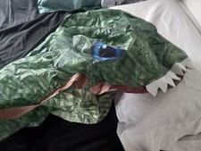 Inflatable Dinosaur T-Rex Riding Costume Halloween Blow-Up
