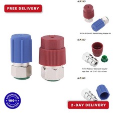 R12 to R134A Adapter Kit - High/Low Fitting for AC Refrigerant Conversion