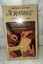 Vintage 1978 Scrabble Pocket Edition #27 Cros...