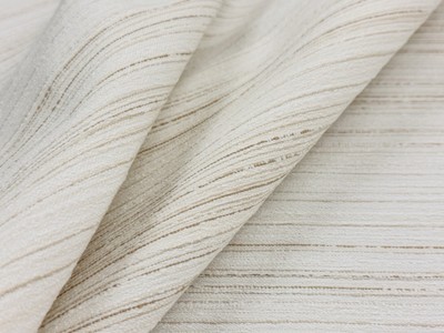 Thibaut Indoor Outdoor Horizontal Fine Stripe Fabric- Allay / Flax 8.75 yd W8841