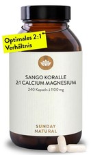 SUNDAY NATURAL  Sango Meereskoralle Kapseln -...