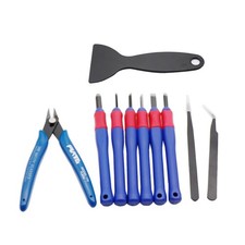 Professional 3D Printer Clean-up Tool Kit with Chisel Tweezers Pliers Tool Set
