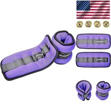 Adjustable Ankle Wrist Arm Leg Weights Set, 1-20LBS for Ultimate Fitness