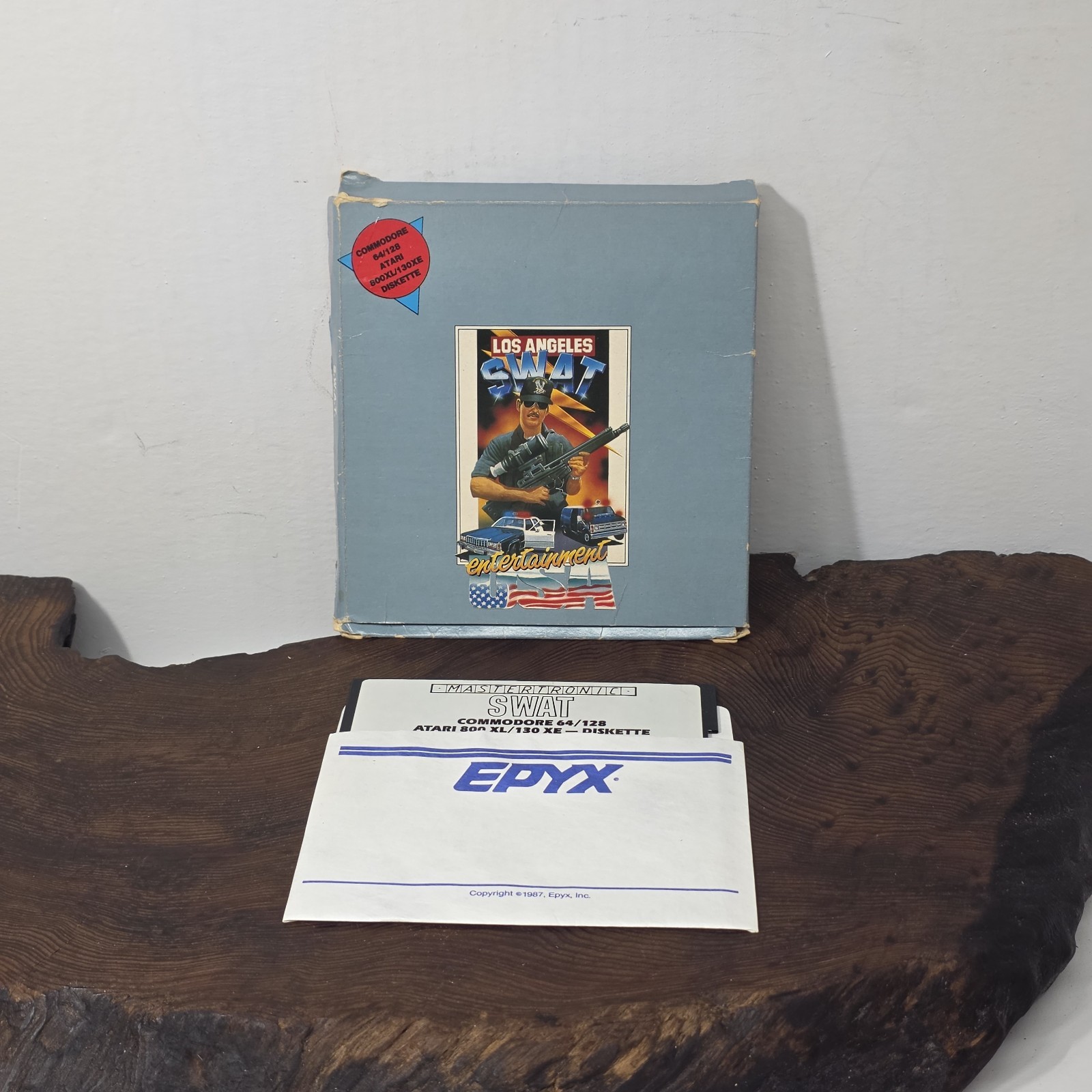 Los Angeles SWAT Commodore 64 C64 Big Box Mastertronic 5.25
