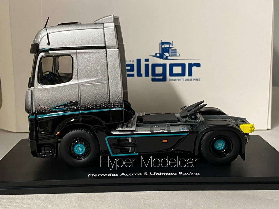Eligor 1/43 Mercedes Actros 5 Tractor Ultimate Racing 2018 Grey Art.116882 - Immagine 2 di 4