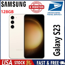 New Sealed Samsung Galaxy S23 (5G) SM-S911U 8GB+128GB Unlocked Smartphone Cream