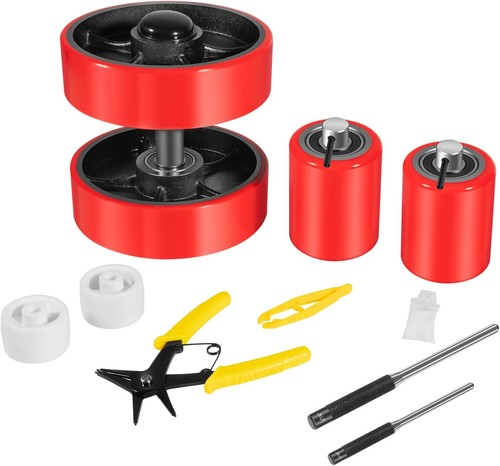 Kit Ricambio Ruota Completa Cric/Camion Pallet, Coppia Volanti (7"x 2") - Foto 10 di 10