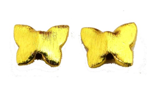 Broche Papillon 18K Plaqué Or Rose – Linda Collection (Neuve Avec étiquettes)