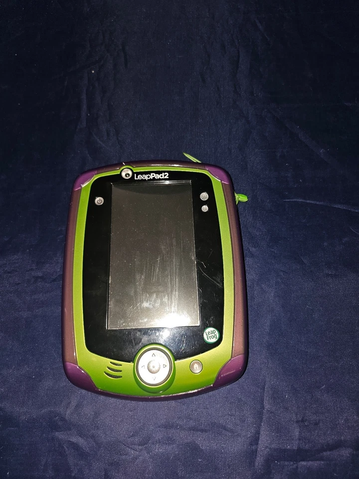 Leap Frog LeapPad2 Explorer W/ Games case green purple protector leap pad - Image 2 of 4