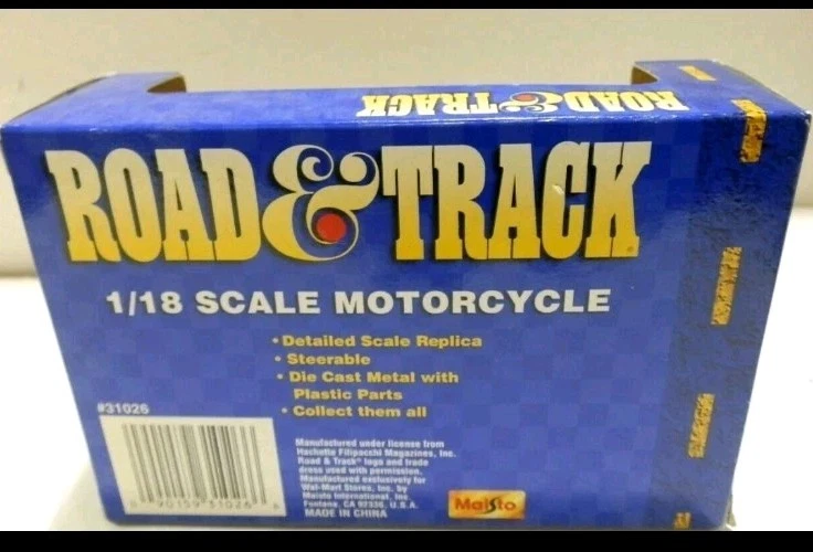 Maisto Road & Track 1999 Ducati 748 BIP 1/18 Scale Motorcycle Model Replica NIB - Image 2 of 2