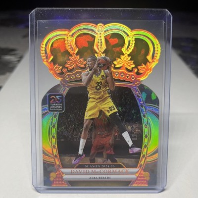 2024-25 Crown Royale Euroleague - #59 David McCormack Gold /10 Alba Berlin