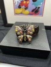 Rare 1970s Butterfly Metal Stretch Belt Missing One Metal Scale see Pics