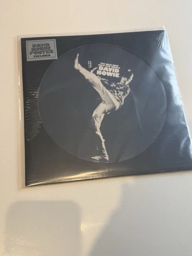 David Bowie Man Who Sold The World. Picture Disc Vinyl 12" Poster sealed MINT