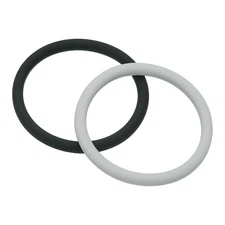 2pcs Silicone Bracelets Band, Sport Wristband Bracelet, Black Gray