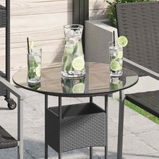 Piano Tavolo Rotondo in Vetro Temperato 500 mm