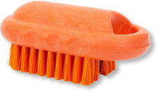 SPARTA Nail Scrub Brush Commercial-Grade, Heavy-Duty Hand Only, Orange