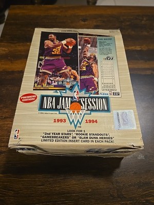 1993-94 NBA FLEER JAM SESSION BASKETBALL  PREMIERE EDITION Box 432 Cards
